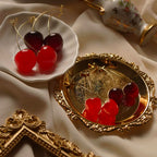 Moriqo Chérie Cherry Drop Earrings – French Summer Dangle