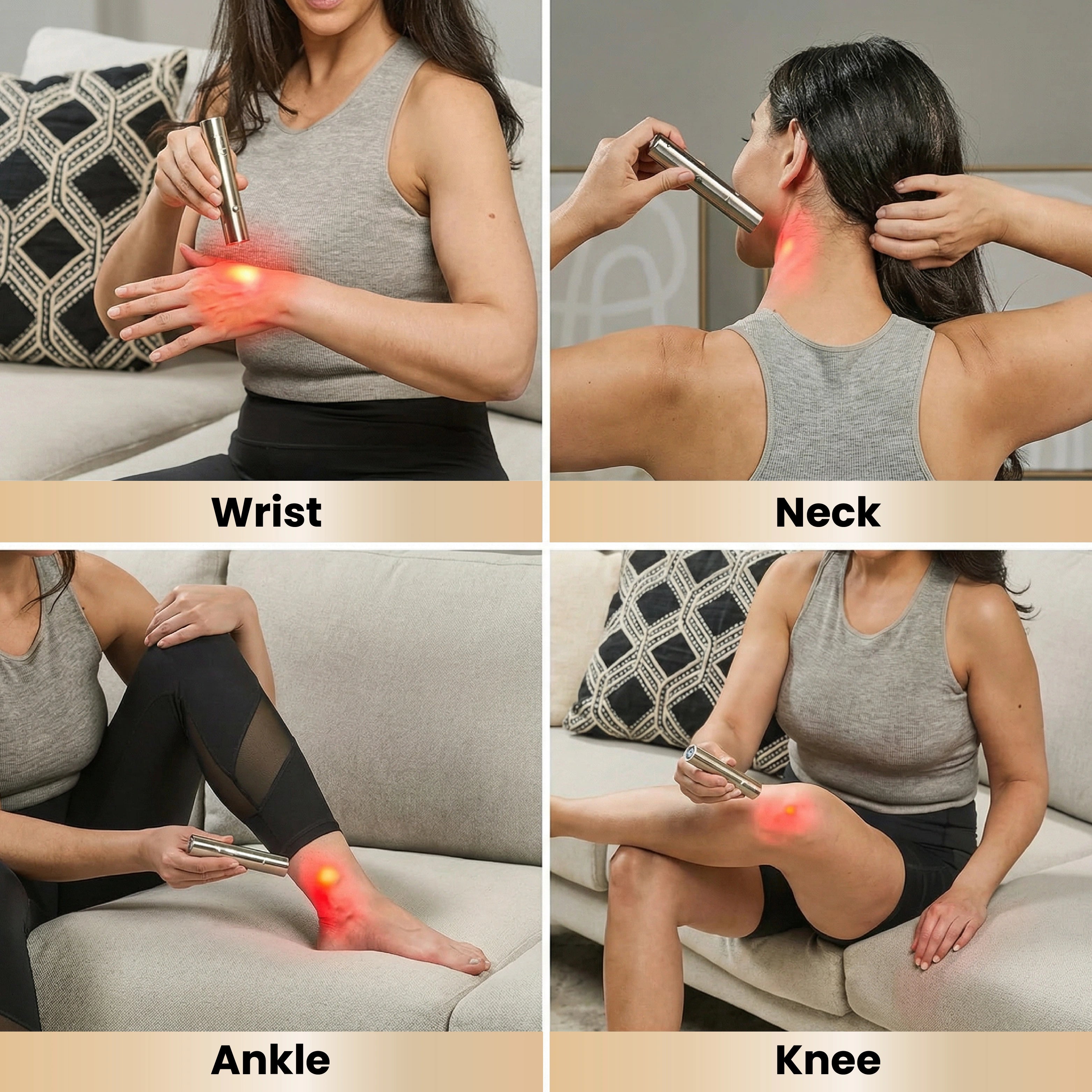 Moriqo Red Light Therapy Wand – Targeted Pain Relief & Recovery