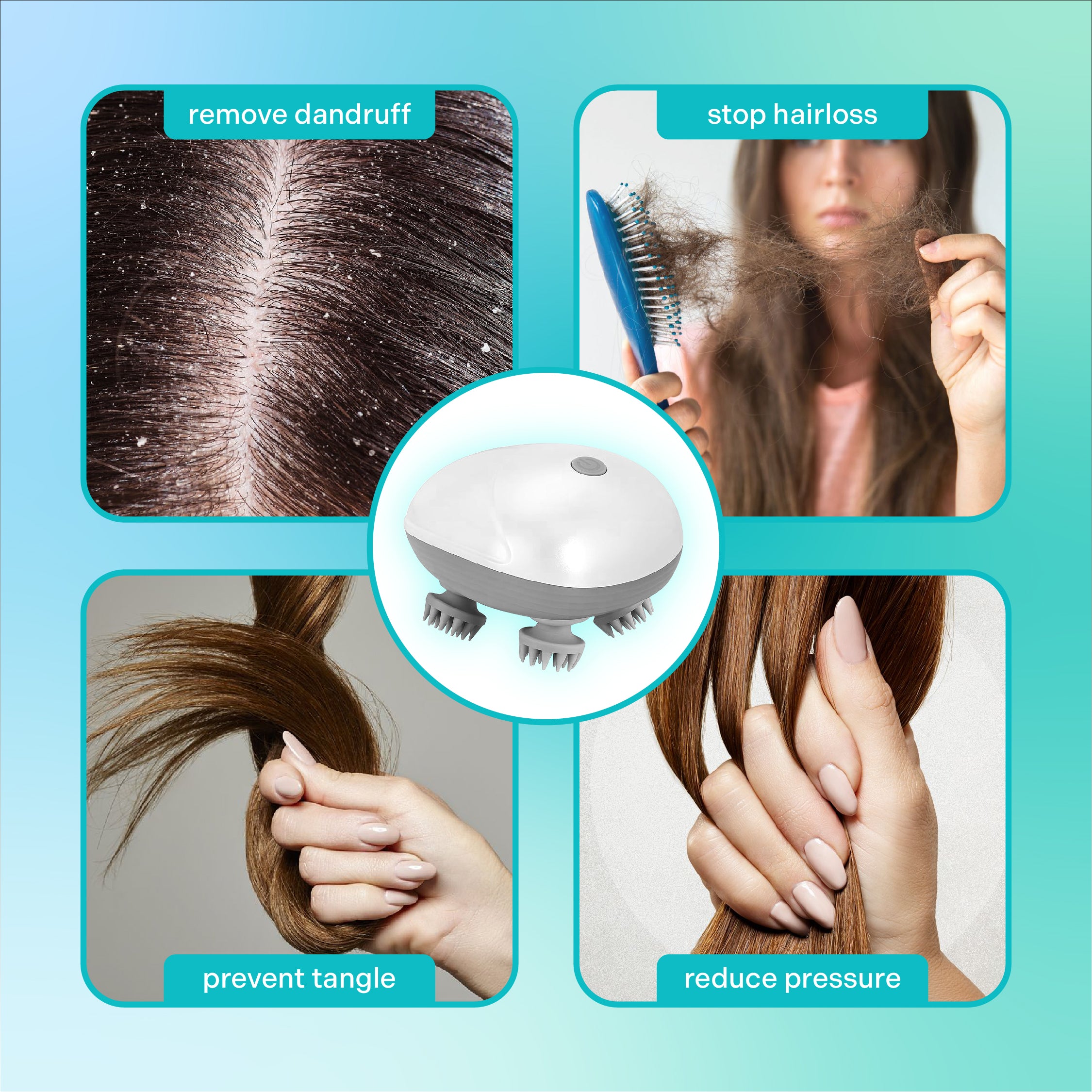 Moriqo Soothe Electric Scalp Massager