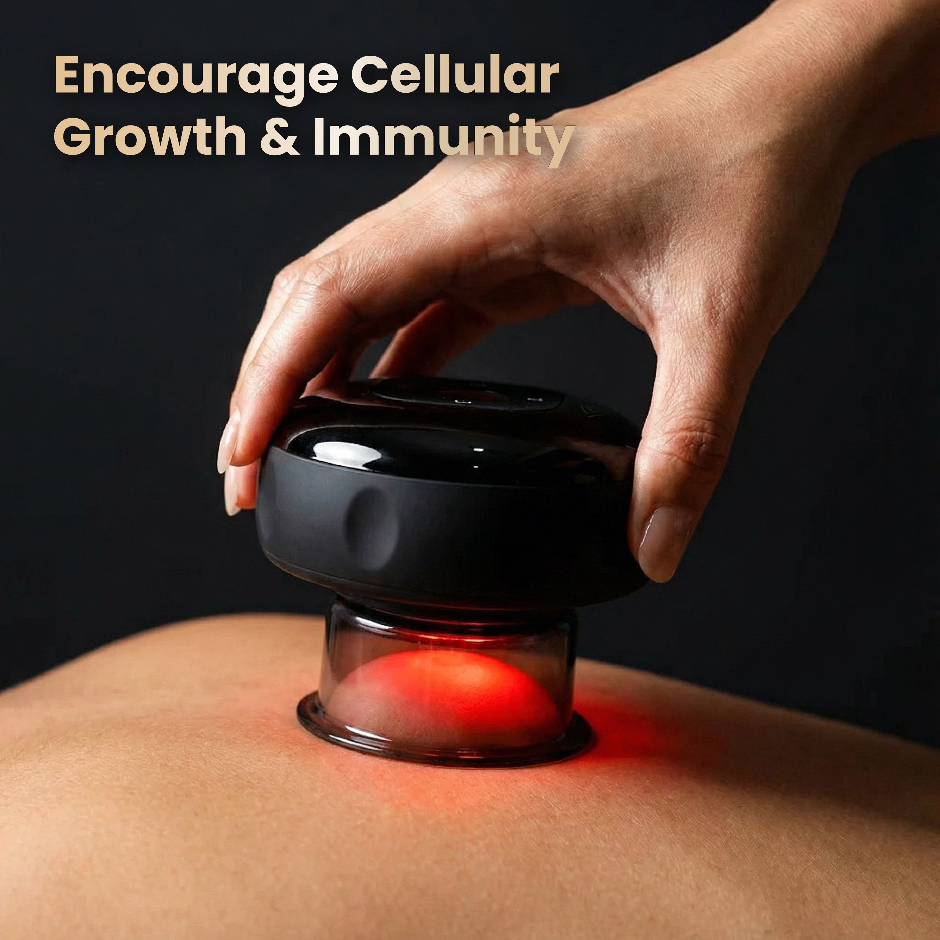Moriqo Smart Cupping Massager – Red Light Therapy & Heat