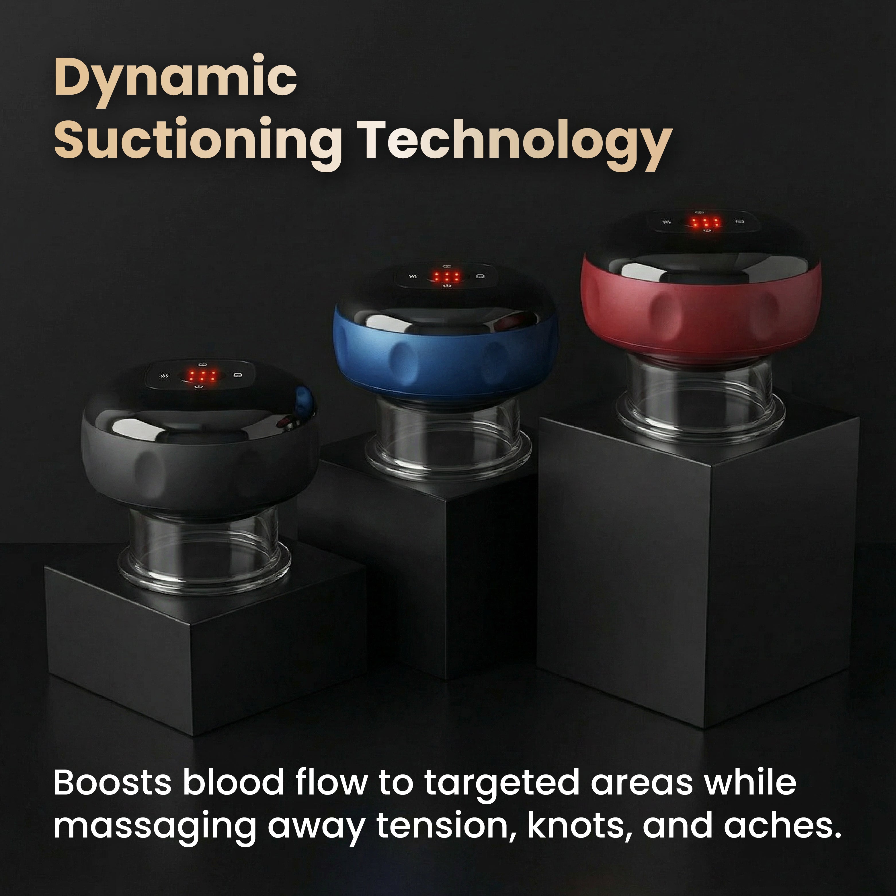 Moriqo Smart Cupping Massager – Red Light Therapy & Heat