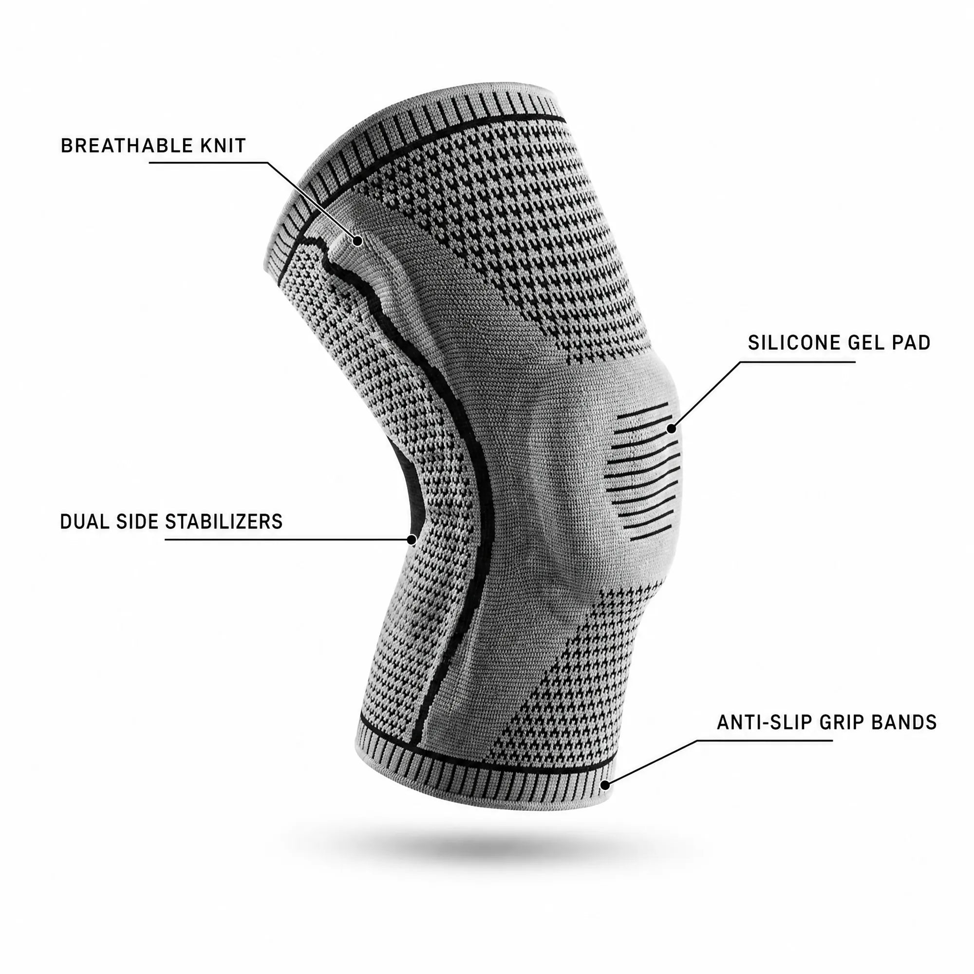 Knee sleeve features