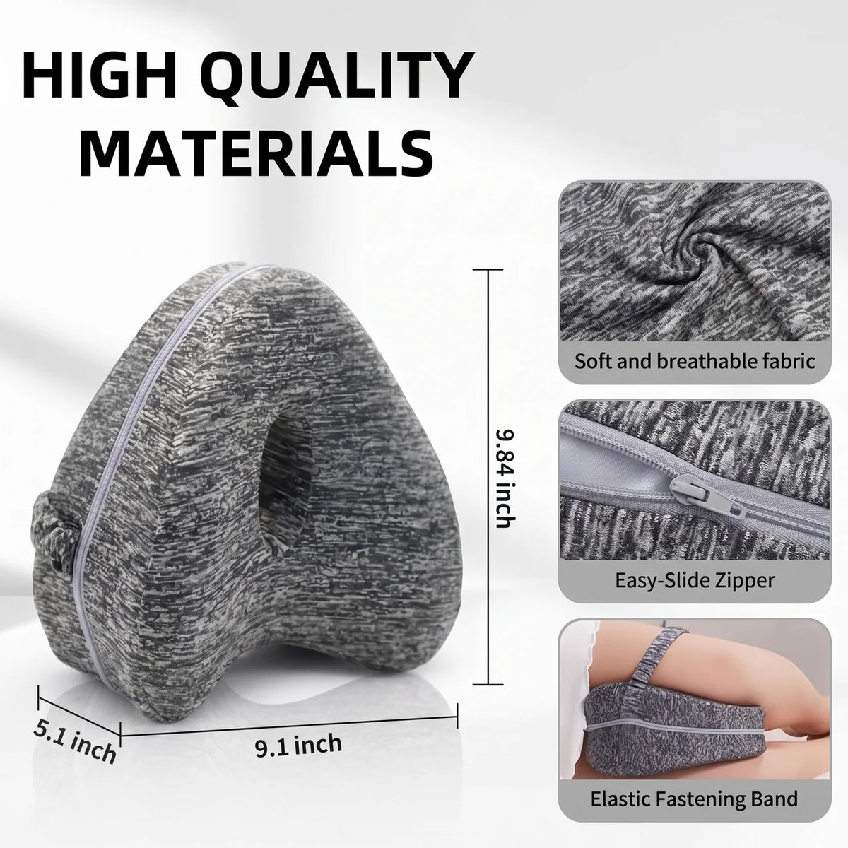 Moriqo Knee Pillow for Side Sleepers