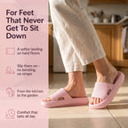 Moriqo Cloud Slippers – Pillow Slides, Thick Non-Slip Sole