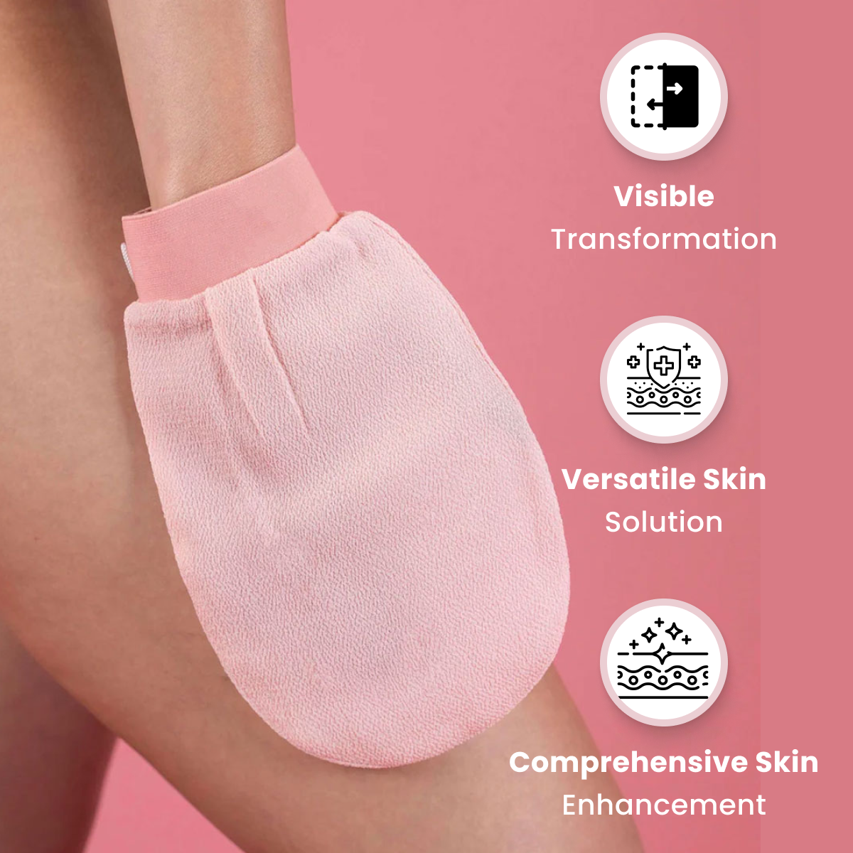 Moriqo Exfoliating Glove – Dead Skin Remover Body Scrub