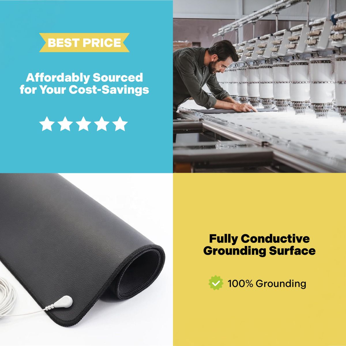 Moriqo Grounding Mat – Earthing Mat for Sleep & Recovery