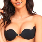 Moriqo Invisible Adhesive Push-Up Bra – Strapless Backless