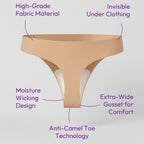 Moriqo Seamless Underwear Thong