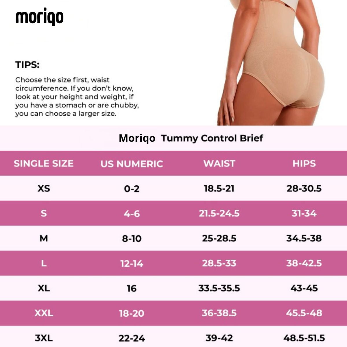 Moriqo Sculpt High-Waist Tummy Control Brief
