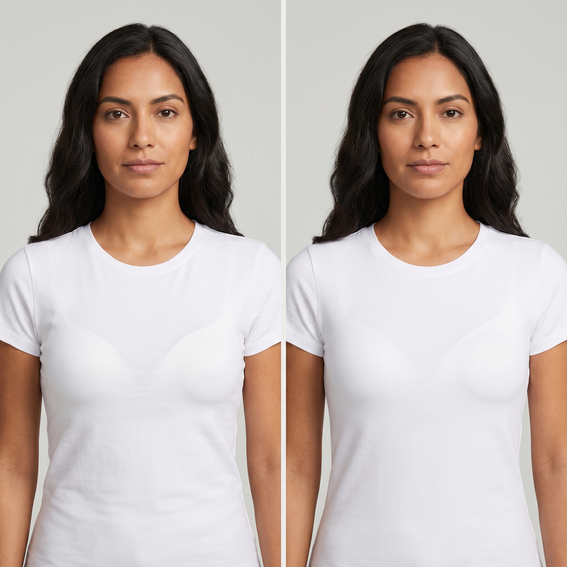 A clean line under your tightest tee